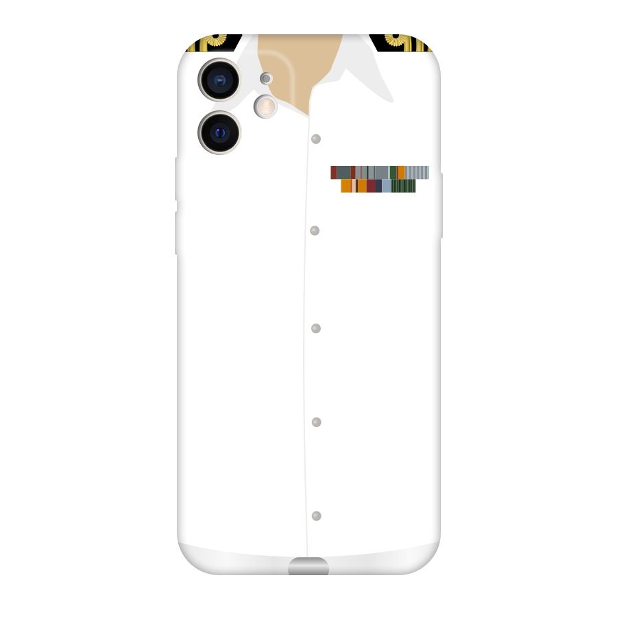 Navy Uniform Original Polycarbonate Back Case for iPhone 12