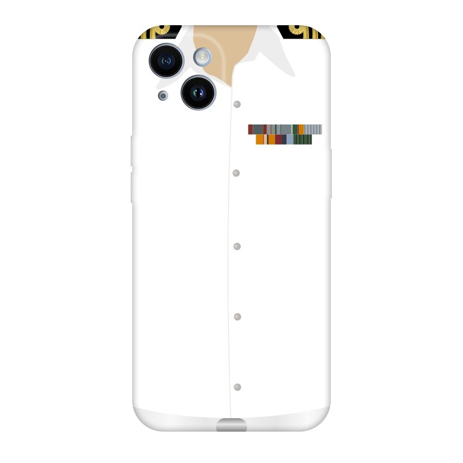 Navy Uniform Original Polycarbonate Back Case for iPhone 14