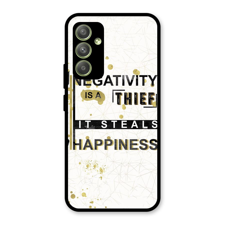 Negativity Thief Glass Back Case for Galaxy A54