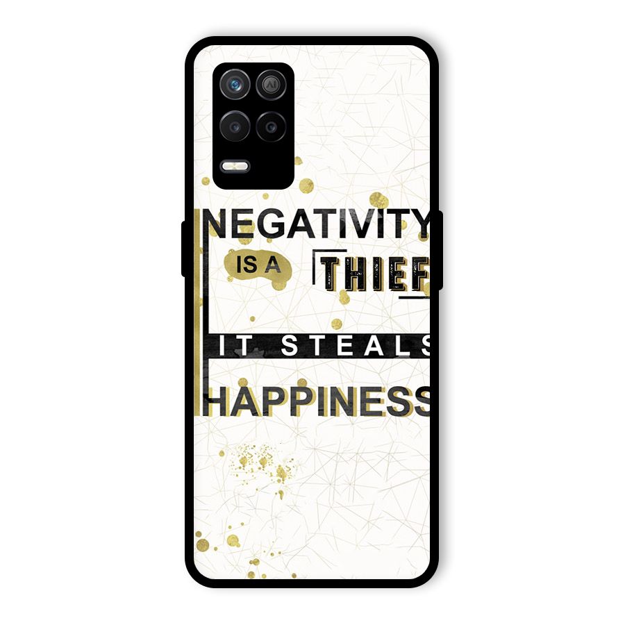 Negativity Thief Glass Back Case for Realme 8s 5G
