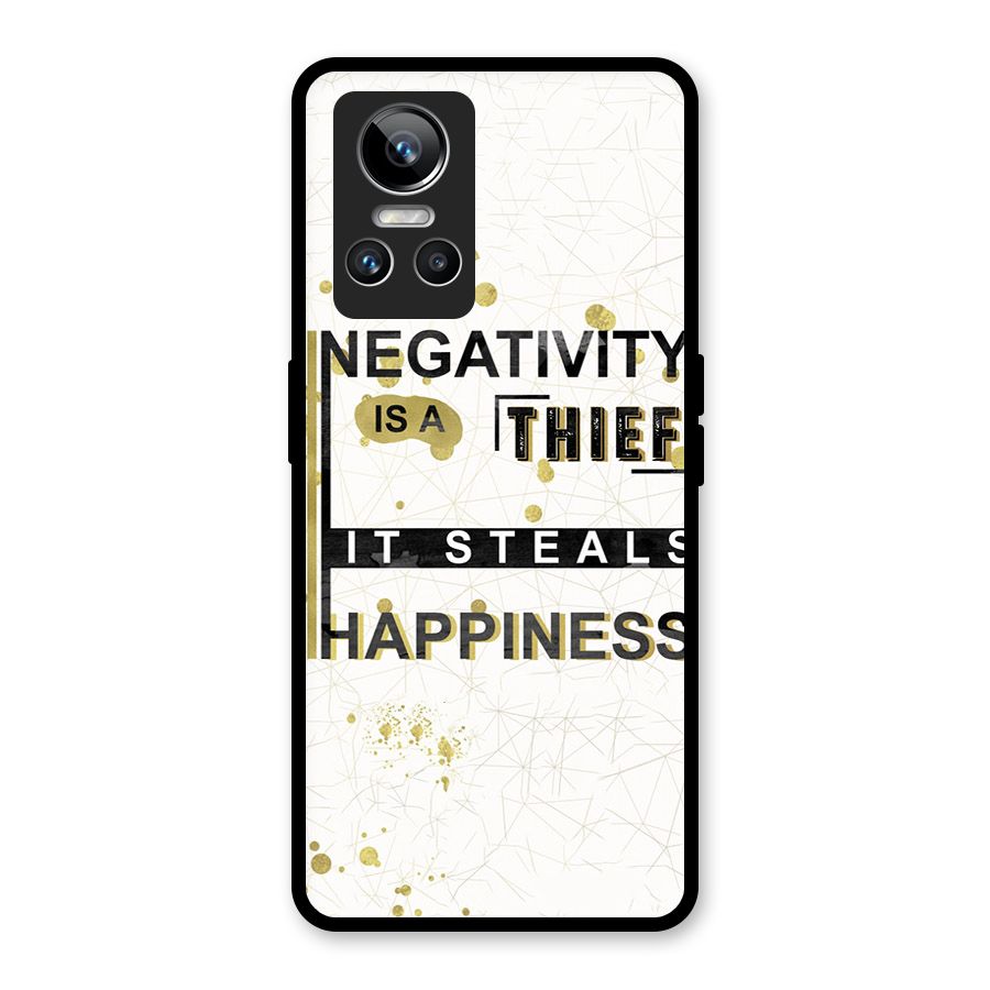Negativity Thief Glass Back Case for Realme GT Neo 3