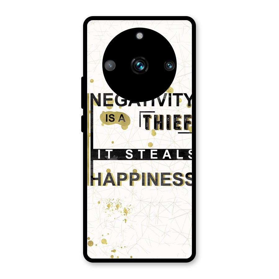 Negativity Thief Glass Back Case for Realme Narzo 60 Pro