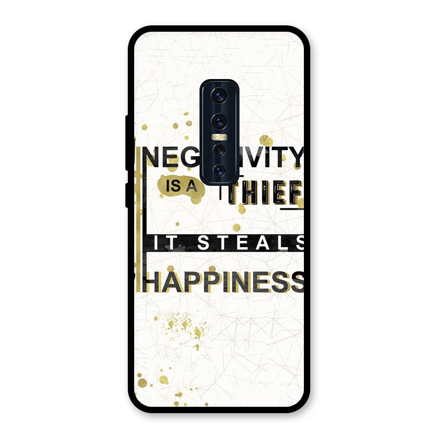 Negativity Thief Glass Back Case for Vivo V17 Pro