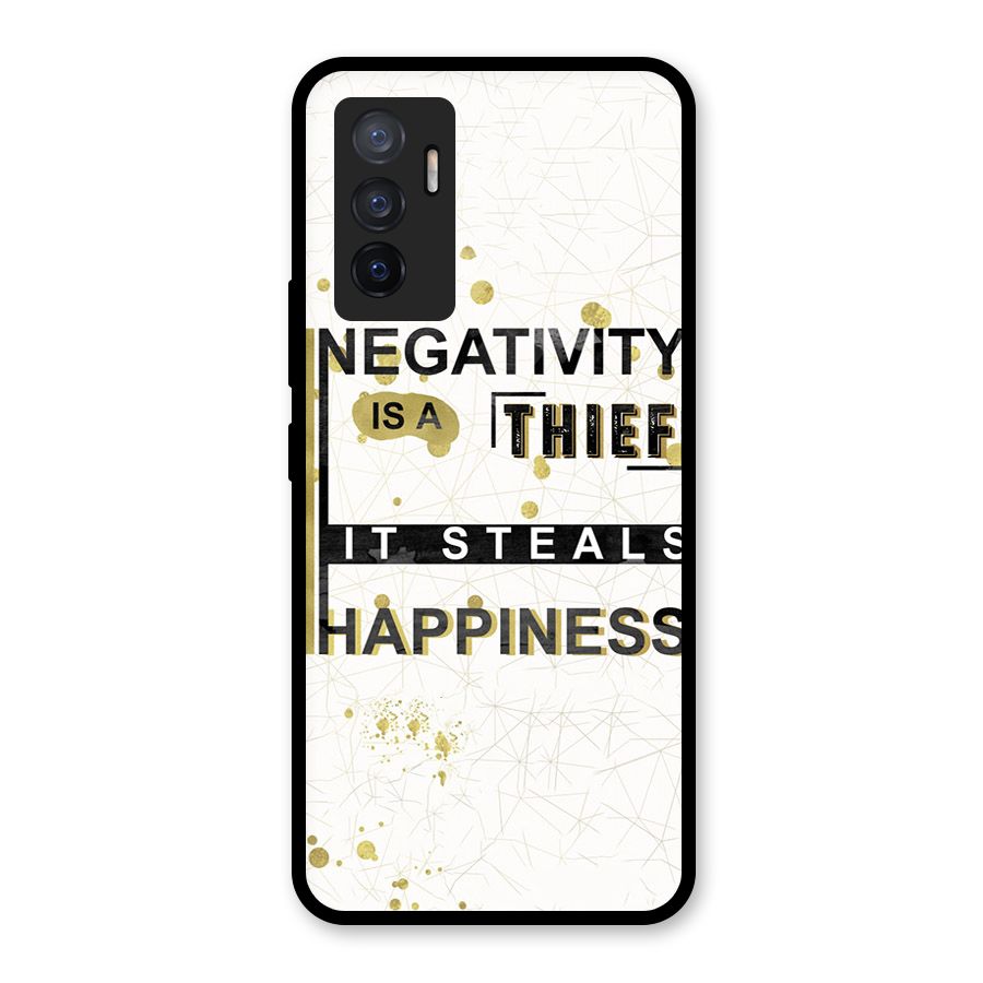 Negativity Thief Glass Back Case for Vivo V23e