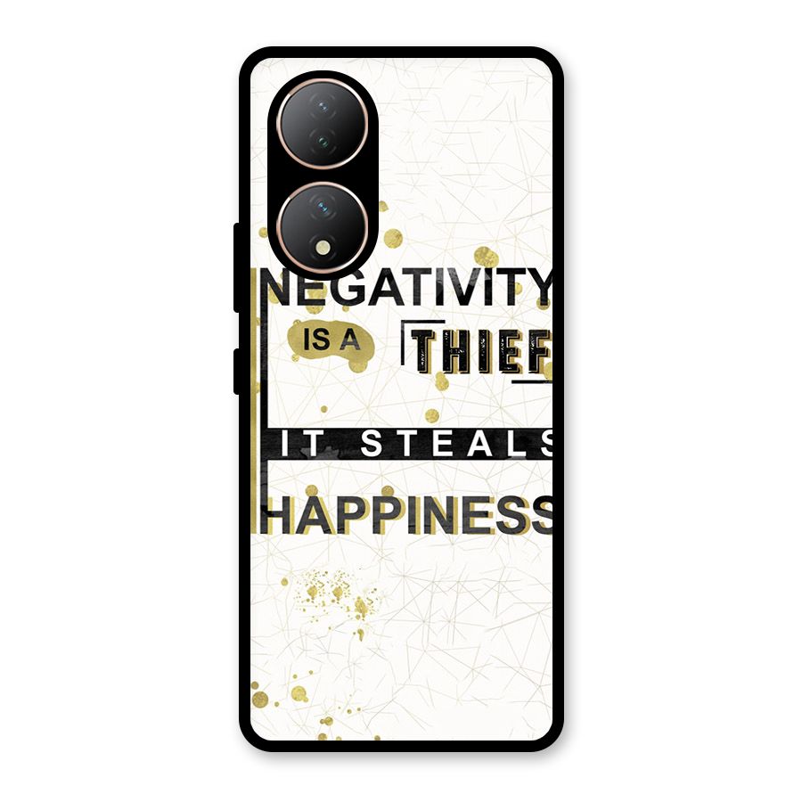 Negativity Thief Glass Back Case for Vivo Y100A