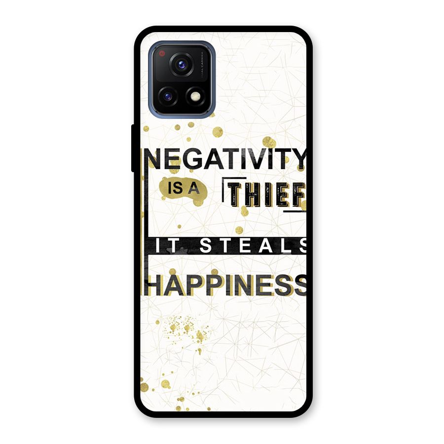 Negativity Thief Glass Back Case for Vivo Y72 5G