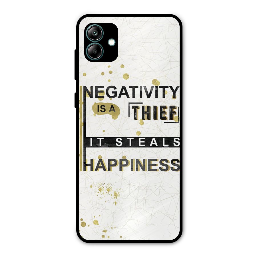 Negativity Thief Metal Back Case for Galaxy A04