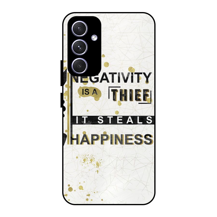 Negativity Thief Metal Back Case for Galaxy A54