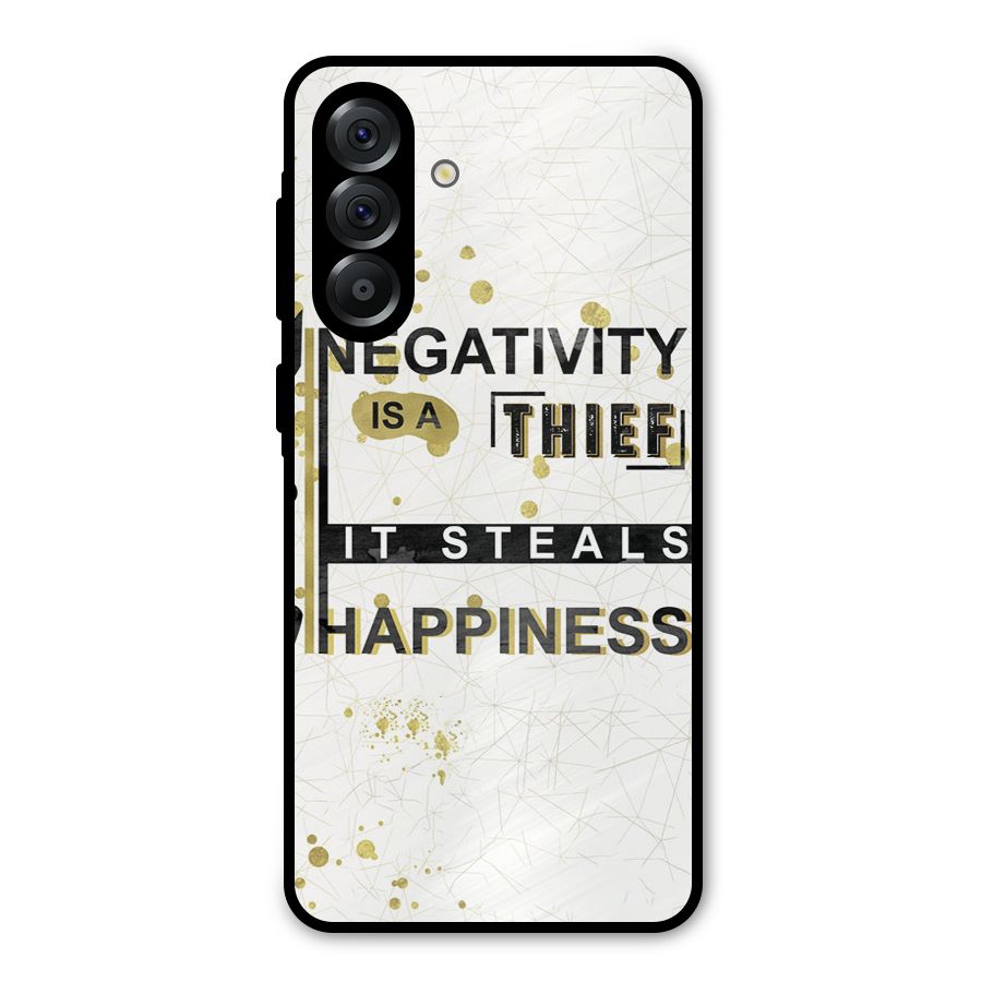 Negativity Thief Metal Back Case for Galaxy A56