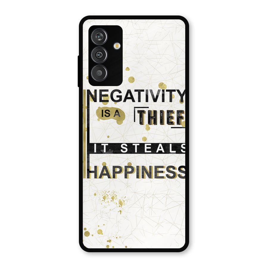 Negativity Thief Metal Back Case for Galaxy F13