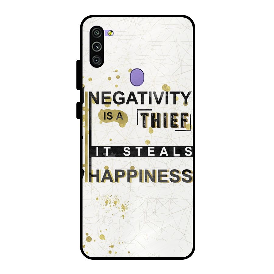 Negativity Thief Metal Back Case for Galaxy M11