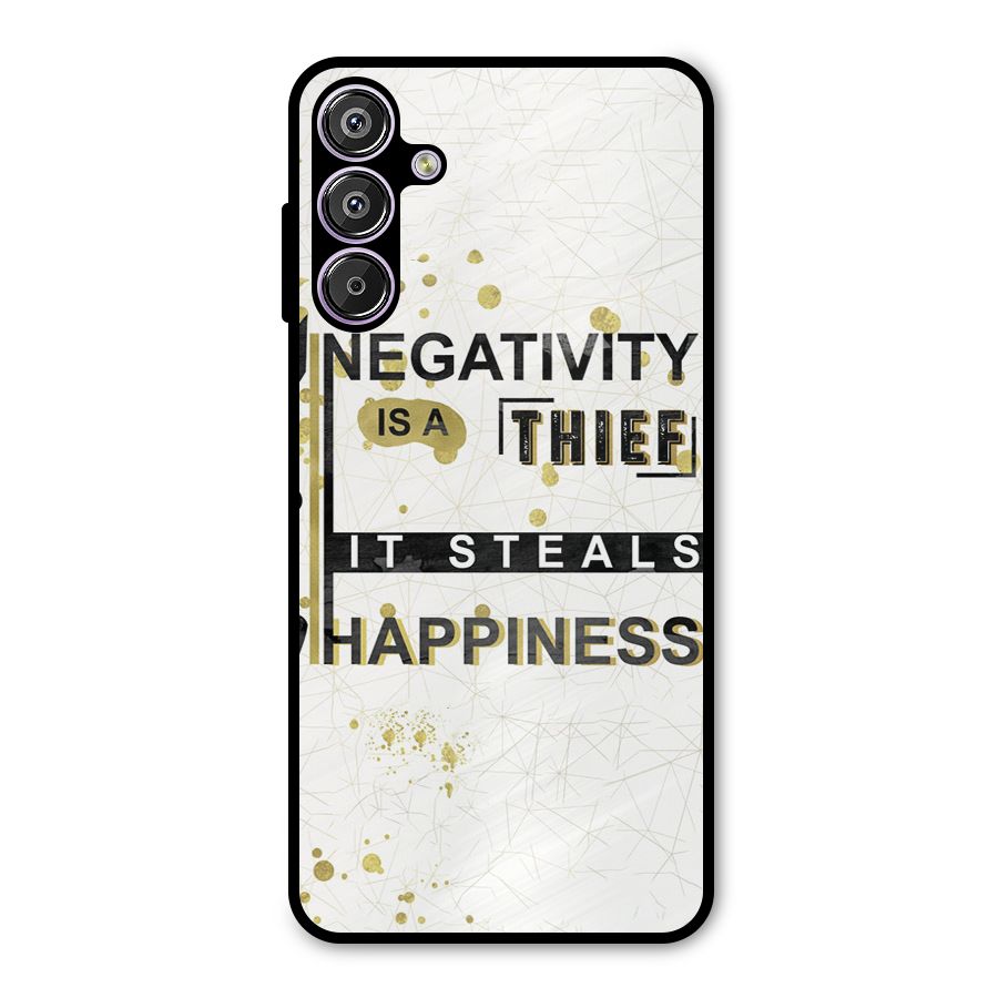 Negativity Thief Metal Back Case for Galaxy M15