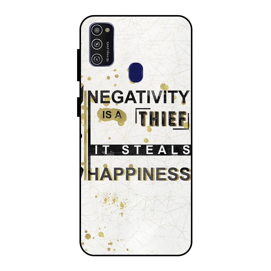 Negativity Thief Metal Back Case for Galaxy M30s