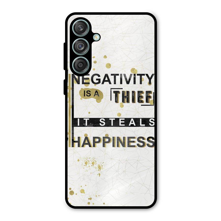 Negativity Thief Metal Back Case for Galaxy M55 5G