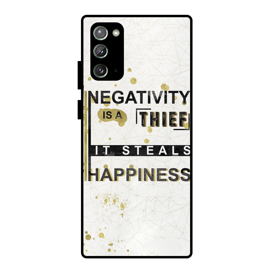 Negativity Thief Metal Back Case for Galaxy Note 20