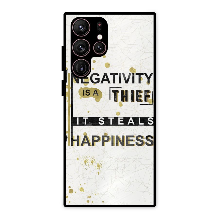 Negativity Thief Metal Back Case for Galaxy S22 Ultra 5G