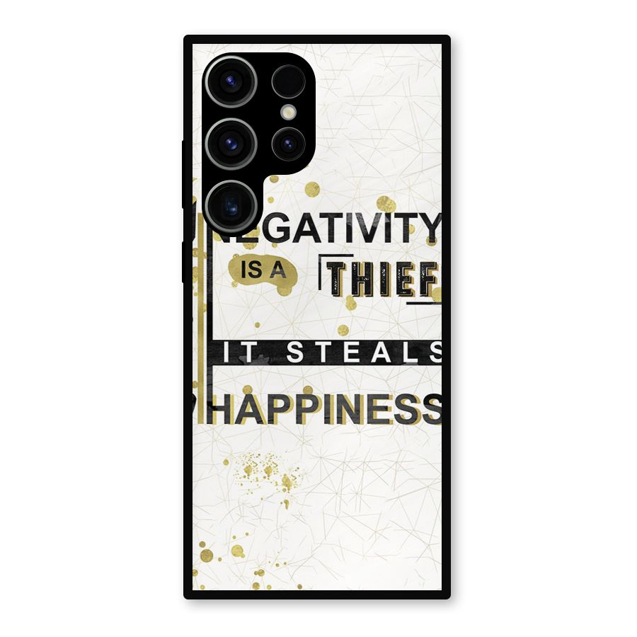 Negativity Thief Metal Back Case for Galaxy S23 Ultra