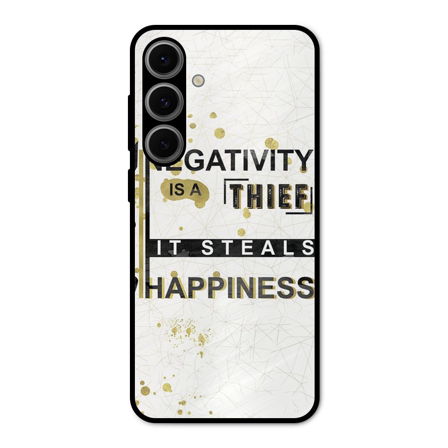 Negativity Thief Metal Back Case for Galaxy S24 FE