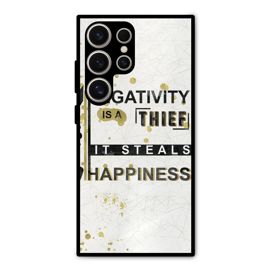 Negativity Thief Metal Back Case for Galaxy S24 Ultra