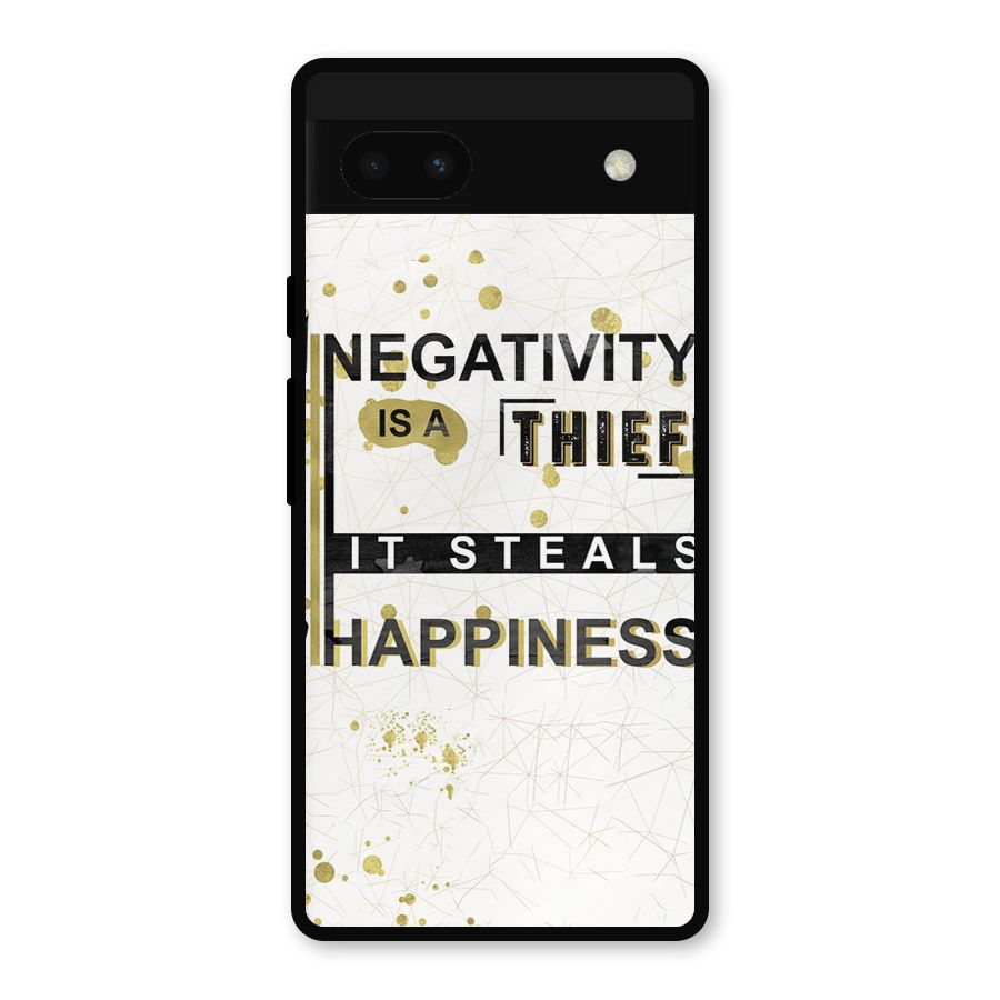 Negativity Thief Metal Back Case for Google Pixel 6a