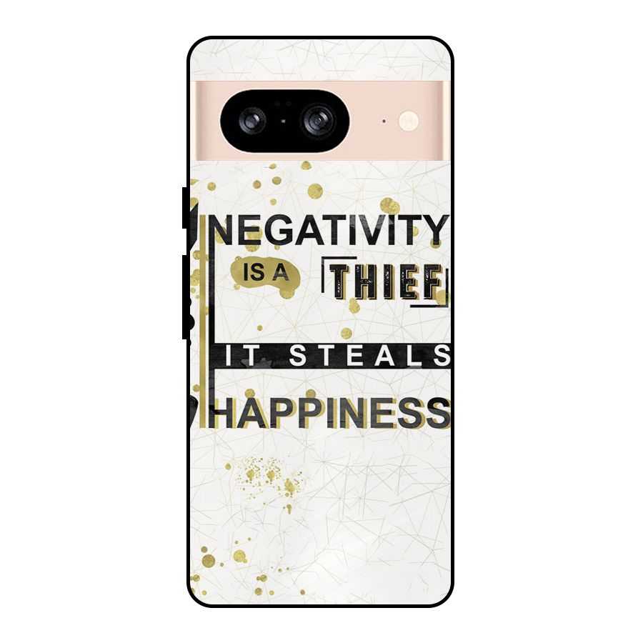 Negativity Thief Metal Back Case for Google Pixel 8