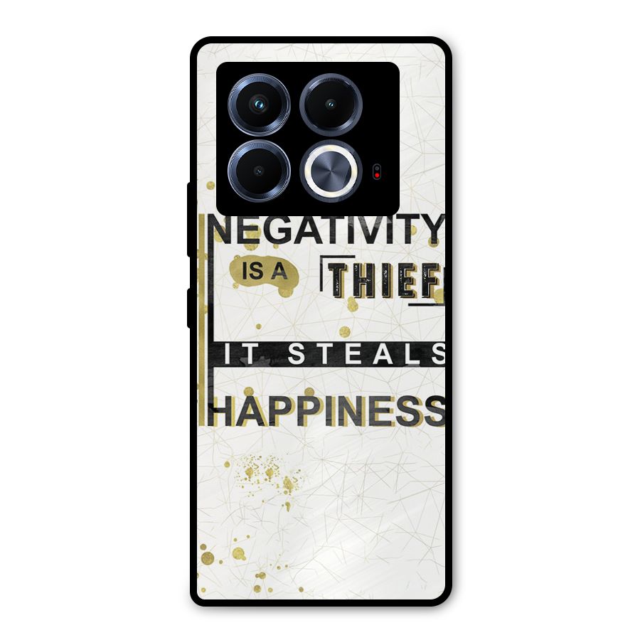 Negativity Thief Metal Back Case for Infinix Note 40 5G