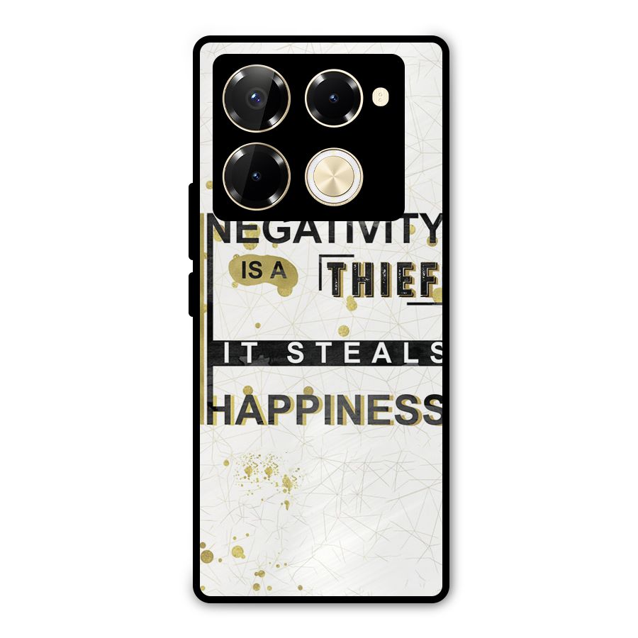 Negativity Thief Metal Back Case for Infinix Note 40 Pro