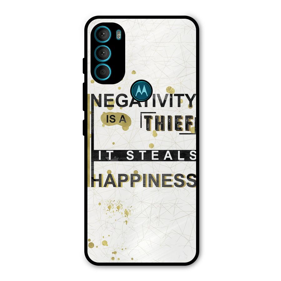 Negativity Thief Metal Back Case for Moto G71 5G