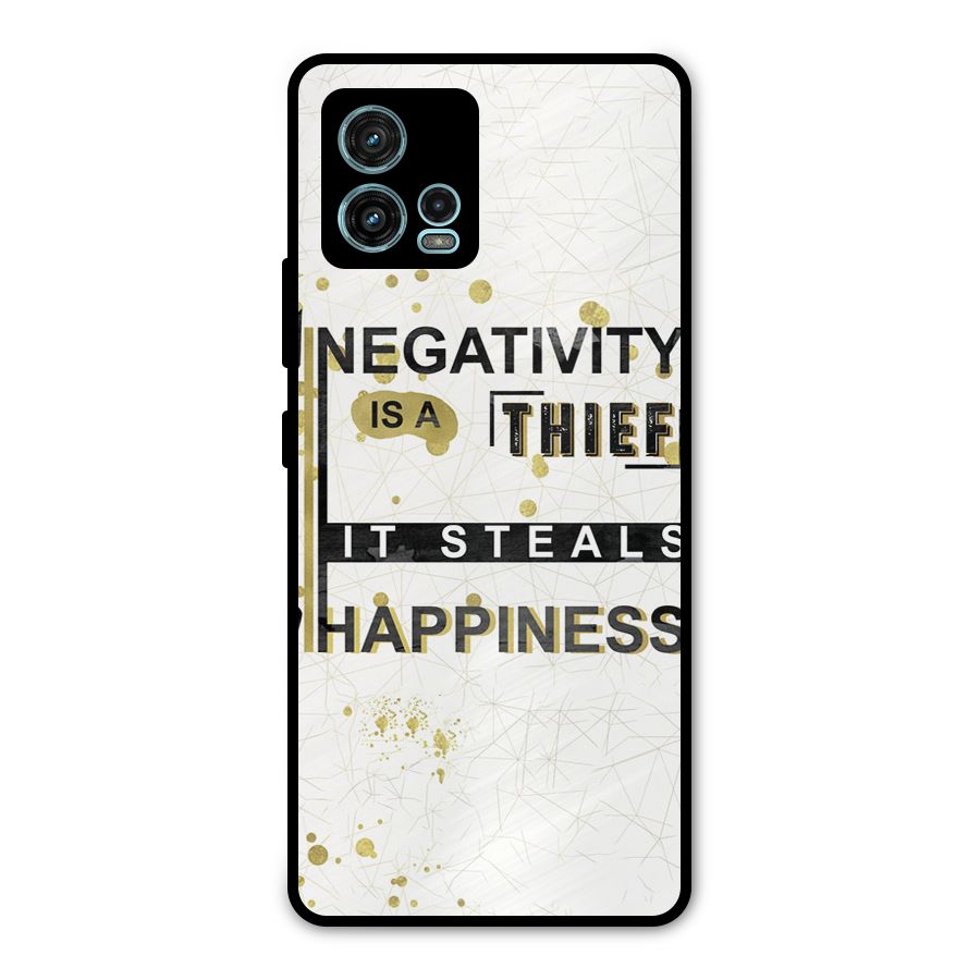 Negativity Thief Metal Back Case for Moto G72