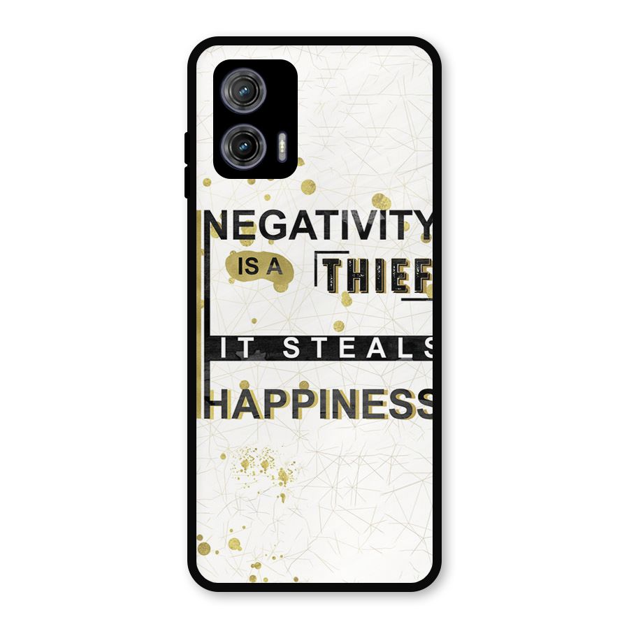 Negativity Thief Metal Back Case for Moto G73