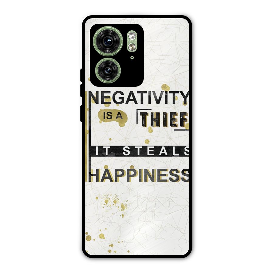 Negativity Thief Metal Back Case for Motorola Edge 40 5G