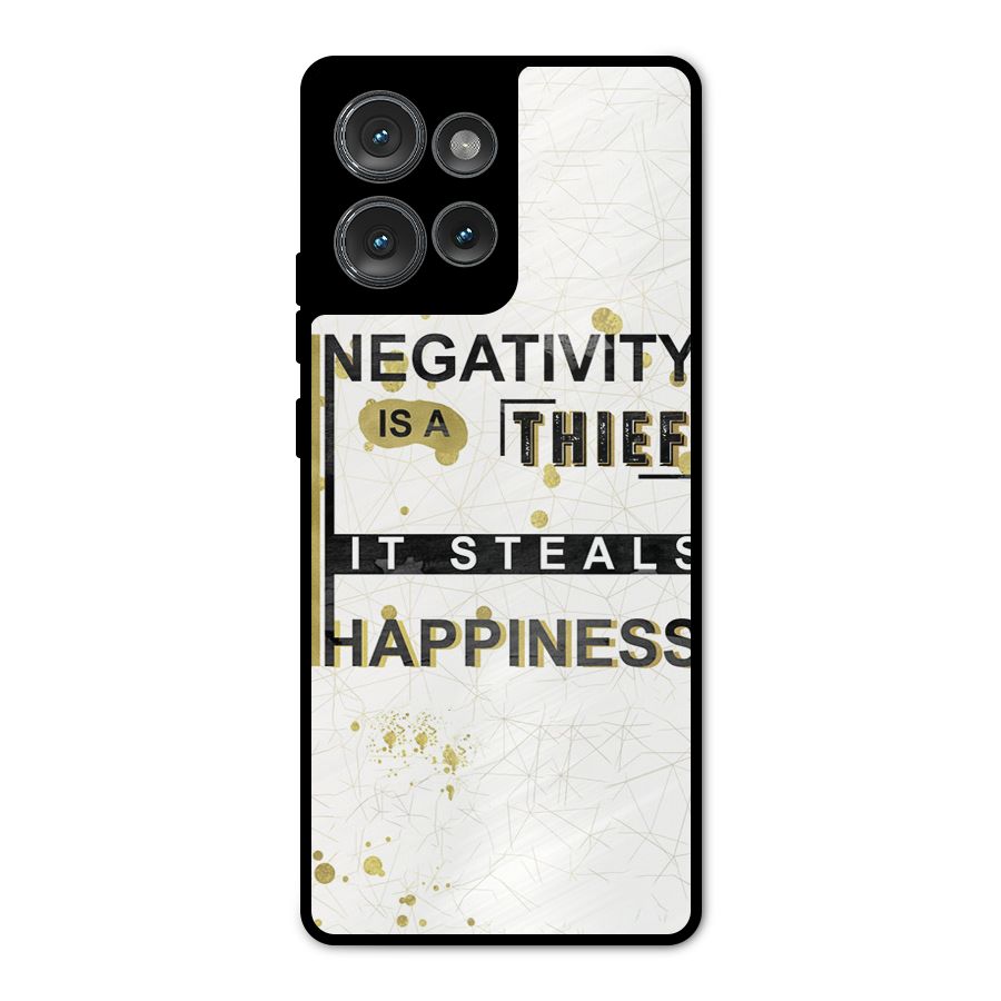 Negativity Thief Metal Back Case for Motorola Edge 50