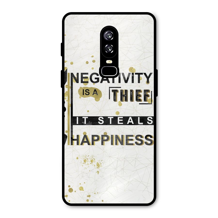 Negativity Thief Metal Back Case for OnePlus 6
