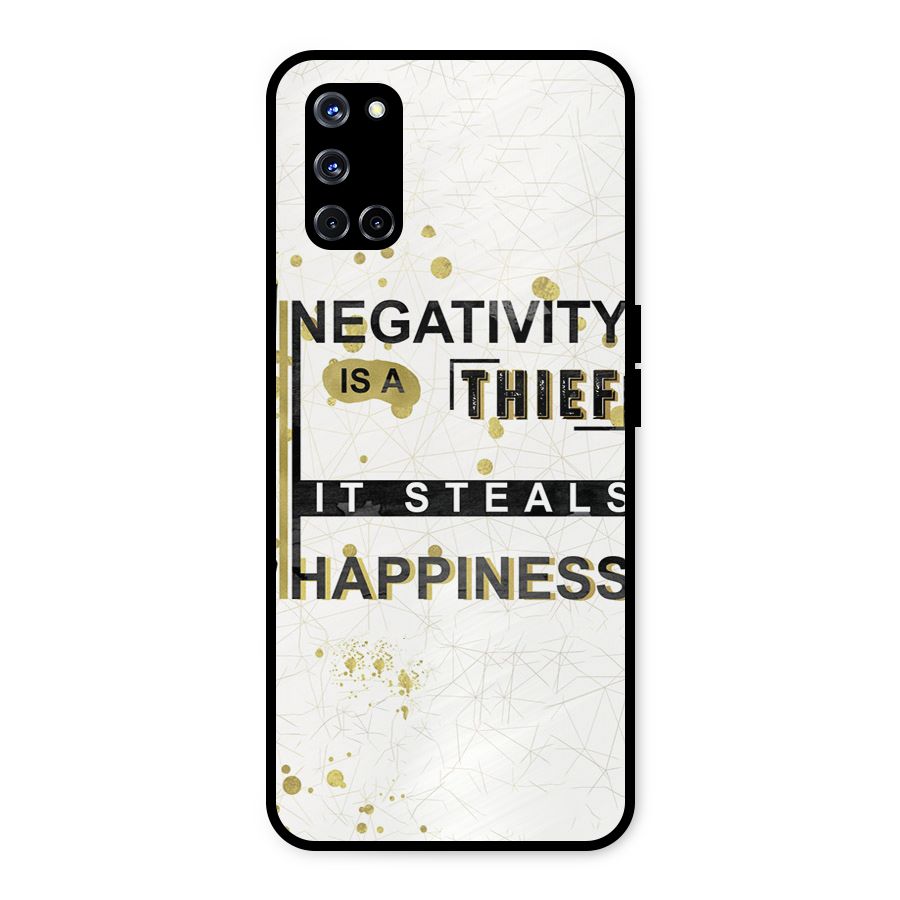 Negativity Thief Metal Back Case for Oppo A52
