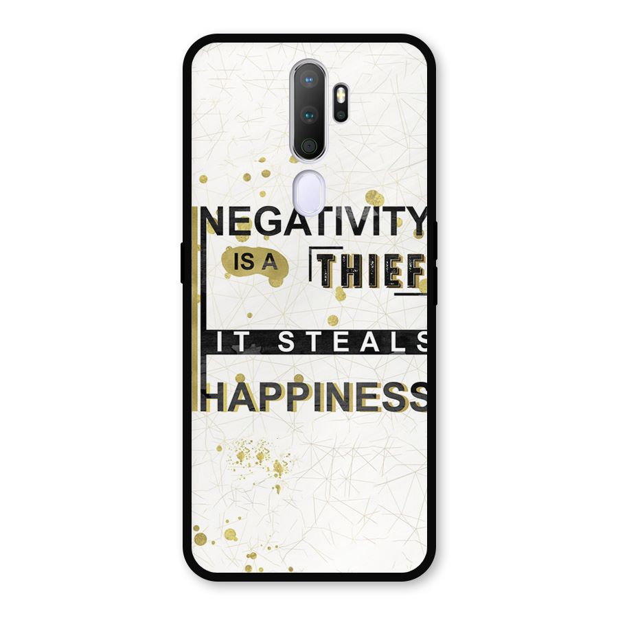 Negativity Thief Metal Back Case for Oppo A9 (2020)