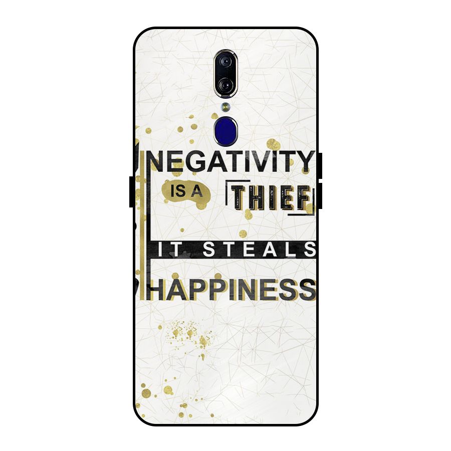 Negativity Thief Metal Back Case for Oppo F11