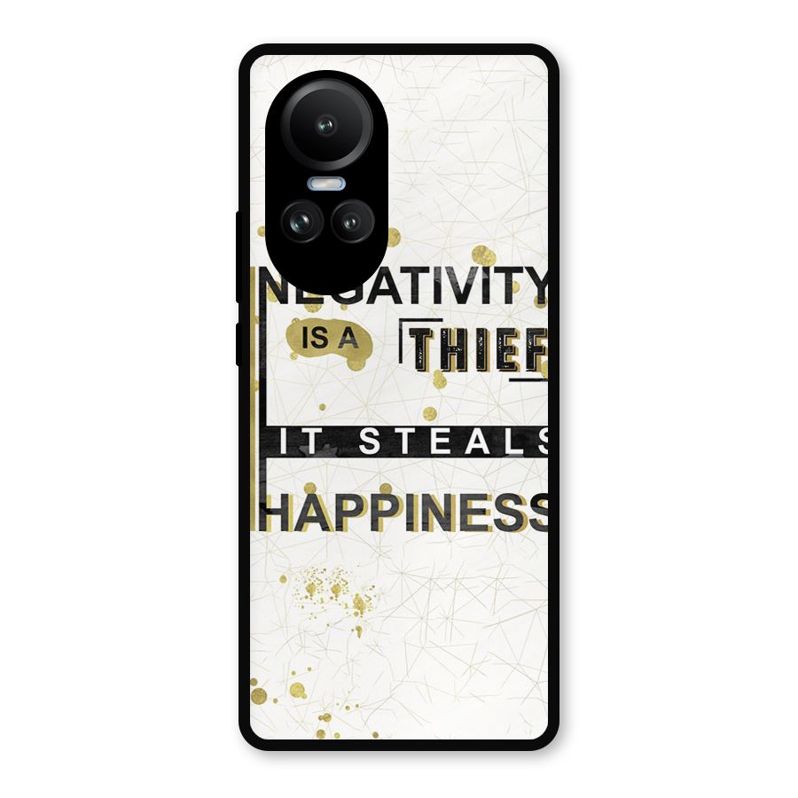 Negativity Thief Metal Back Case for Oppo Reno10 Pro