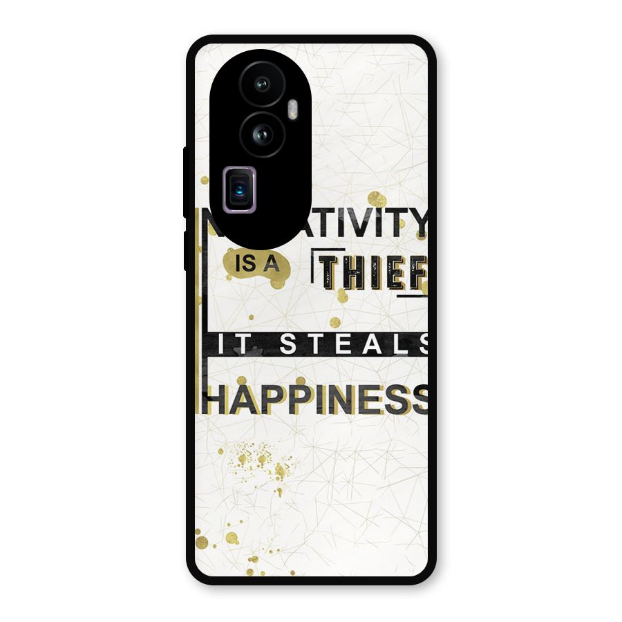 Negativity Thief Metal Back Case for Oppo Reno10 Pro Plus