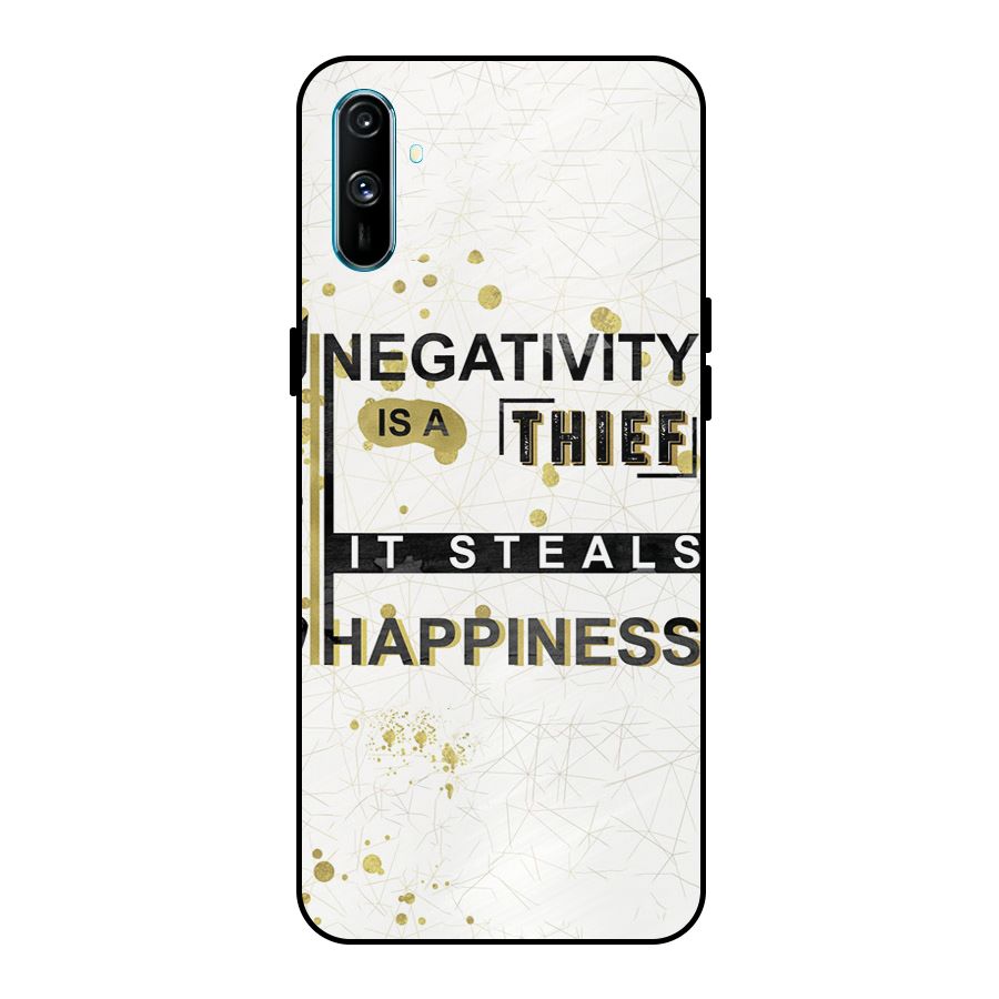 Negativity Thief Metal Back Case for Realme C3