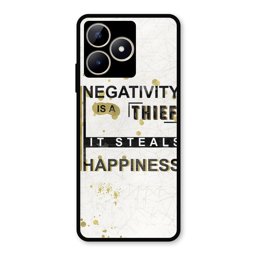 Negativity Thief Metal Back Case for Realme C53