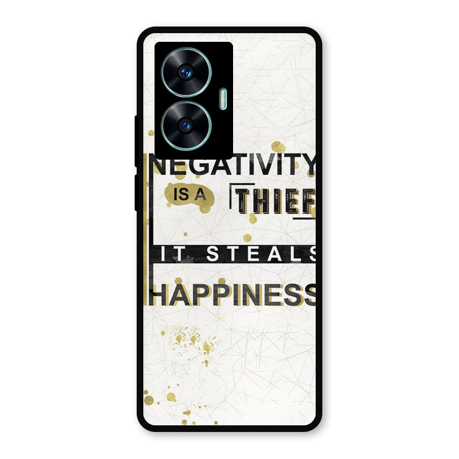 Negativity Thief Metal Back Case for Realme C55