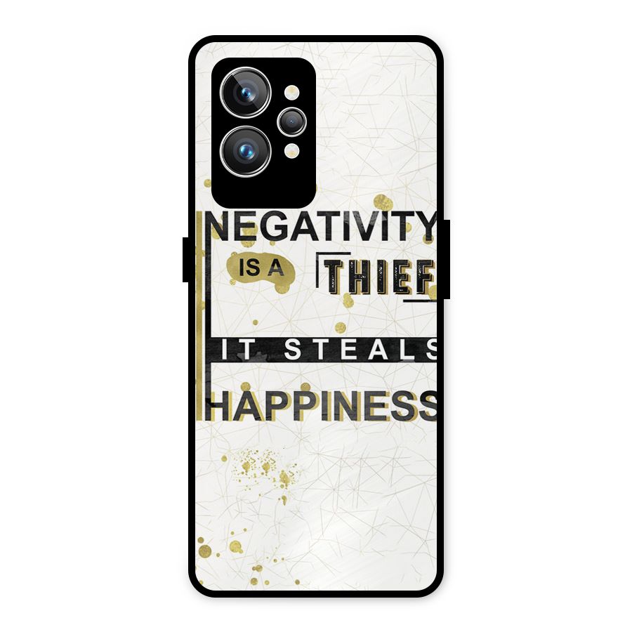 Negativity Thief Metal Back Case for Realme GT2 Pro