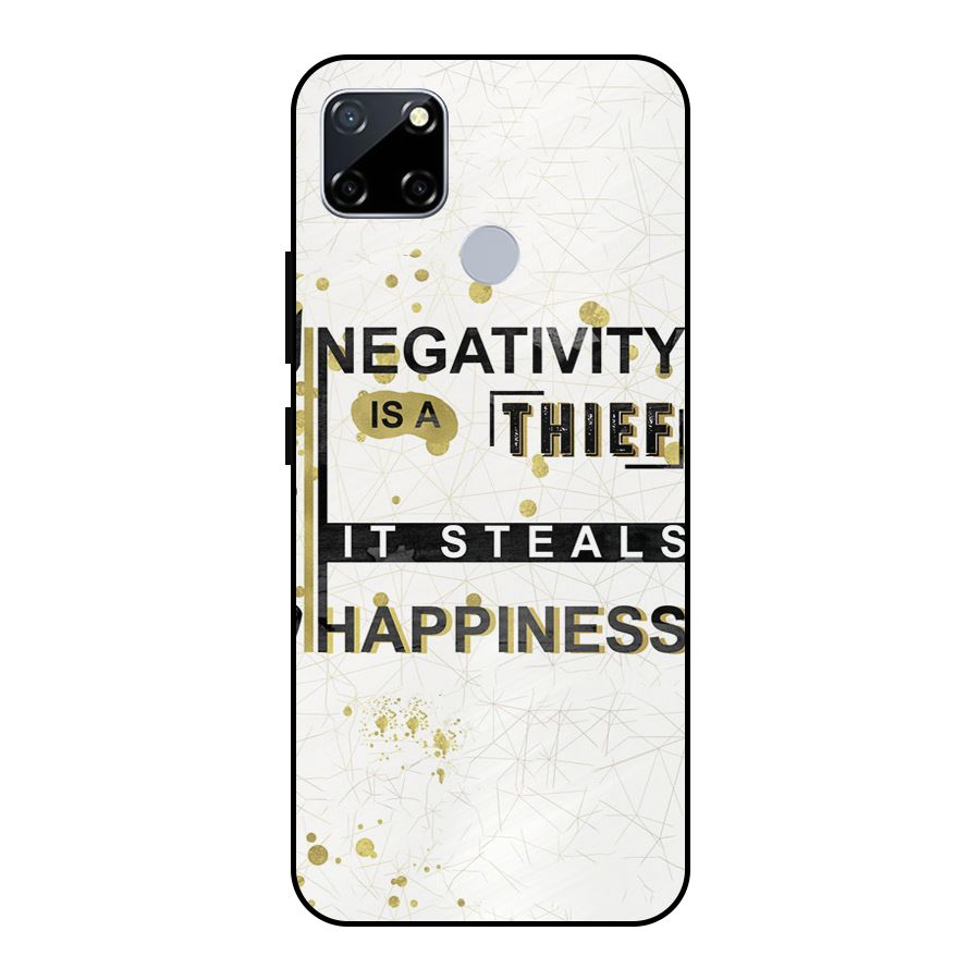 Negativity Thief Metal Back Case for Realme Narzo 20