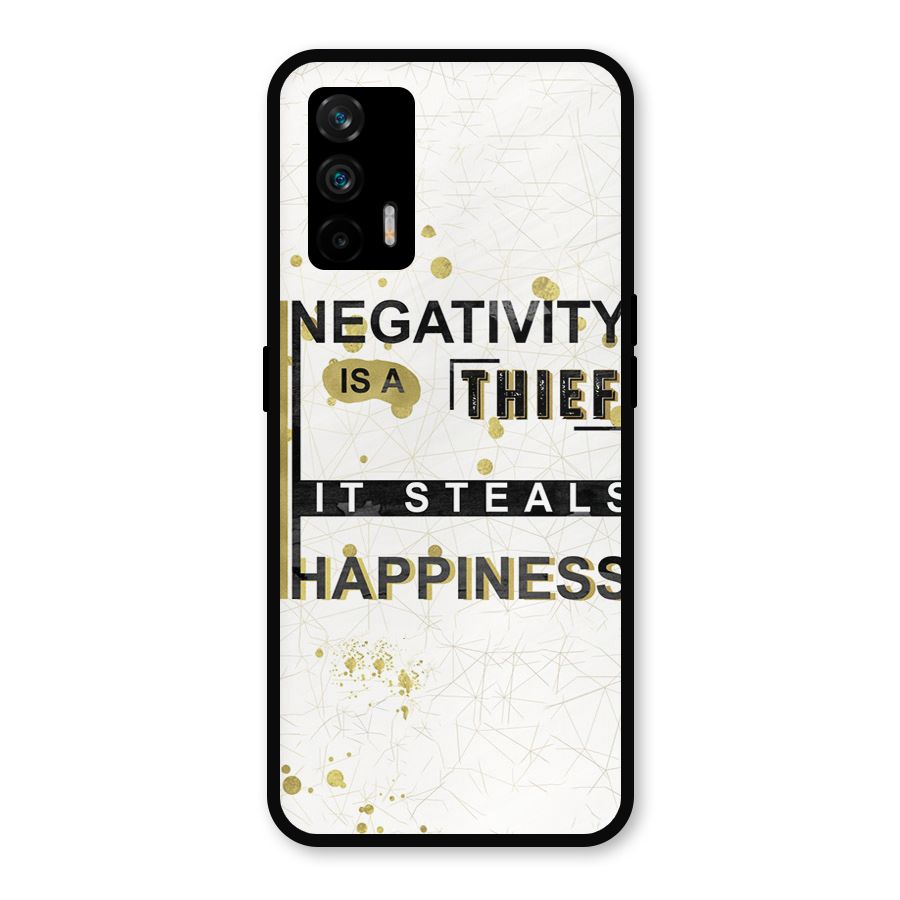 Negativity Thief Metal Back Case for Realme X7 Max