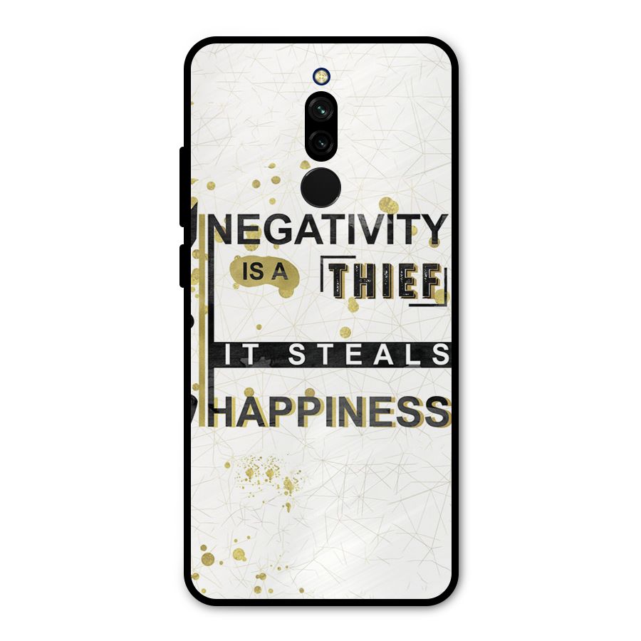 Negativity Thief Metal Back Case for Redmi 8
