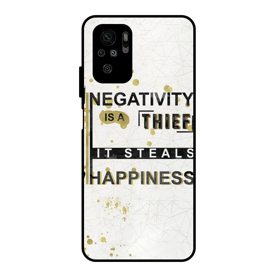 Negativity Thief Metal Back Case for Redmi Note 11 SE