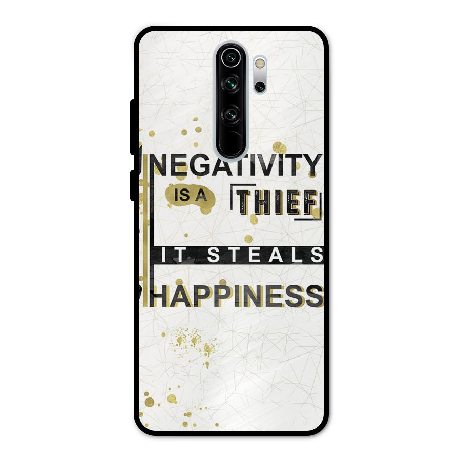 Negativity Thief Metal Back Case for Redmi Note 8 Pro