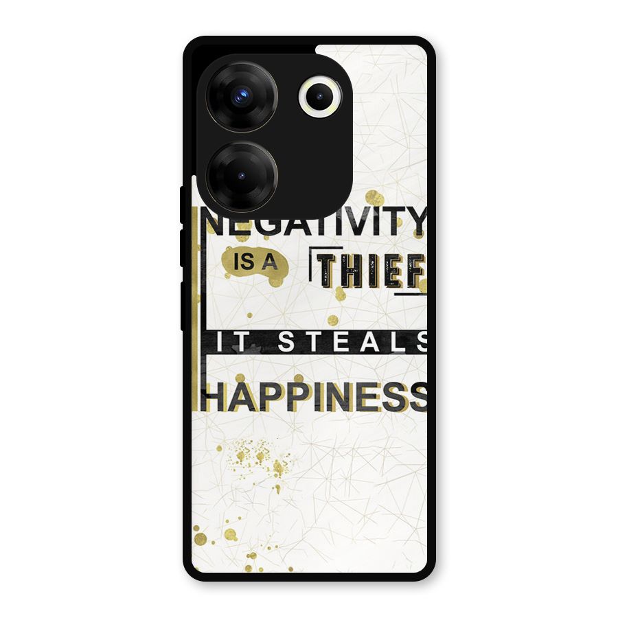 Negativity Thief Metal Back Case for Tecno Camon 20