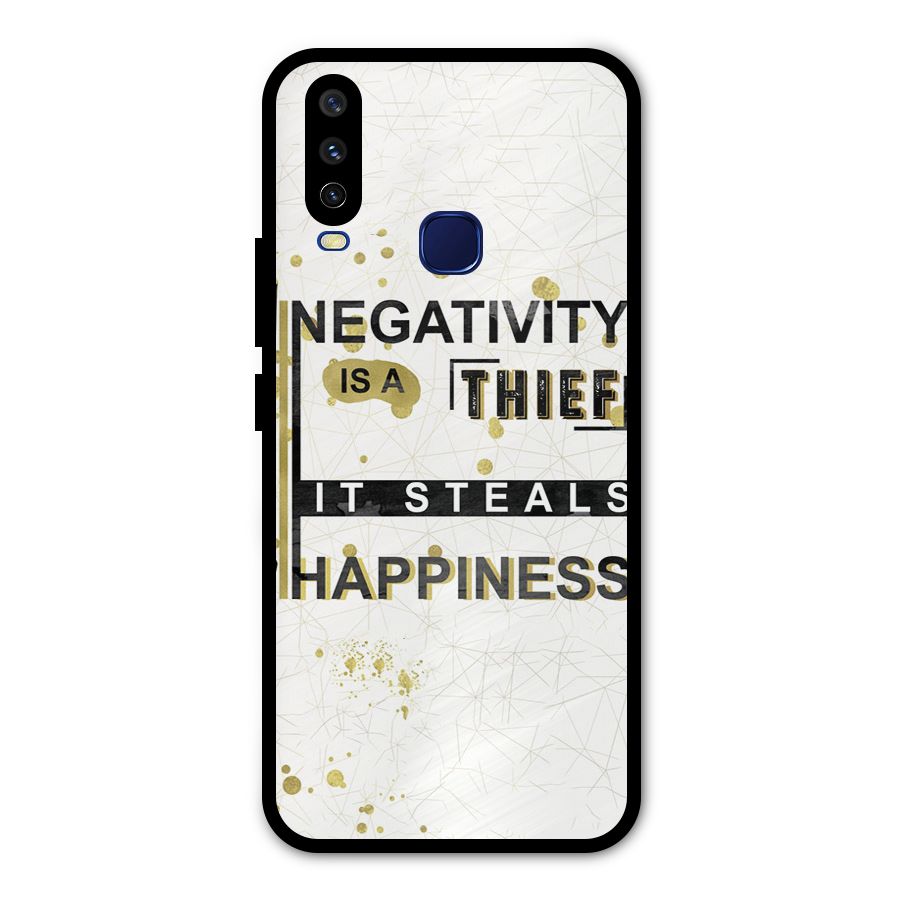 Negativity Thief Metal Back Case for Vivo V17