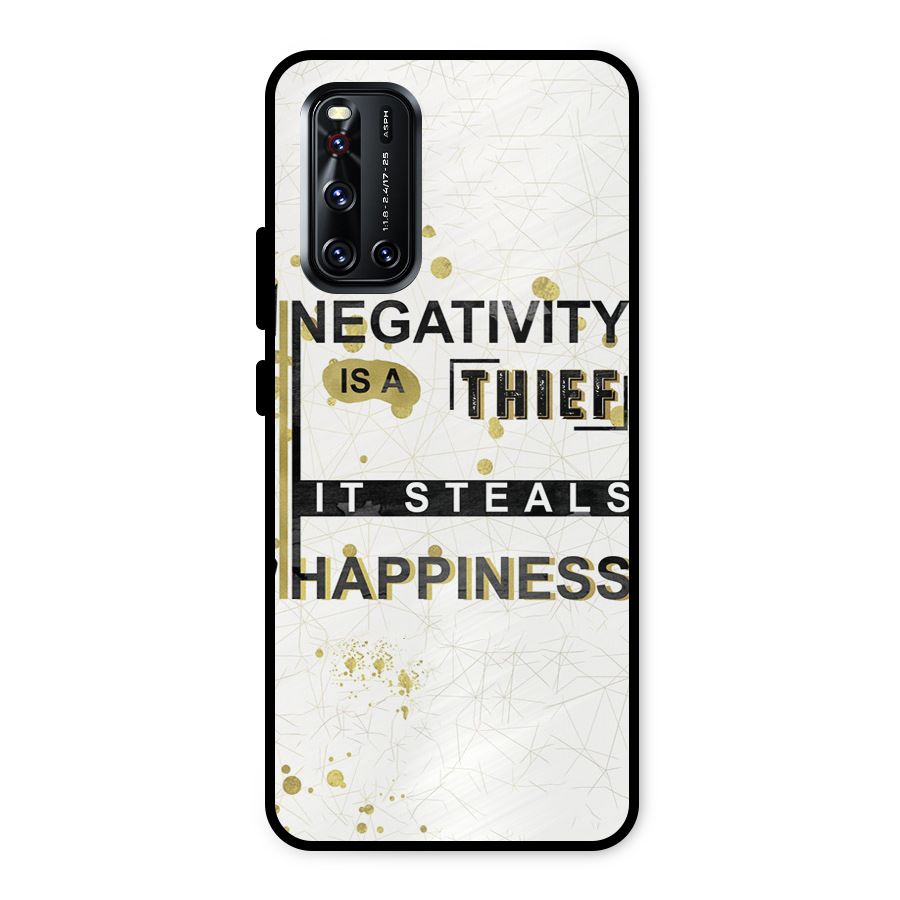 Negativity Thief Metal Back Case for Vivo V19